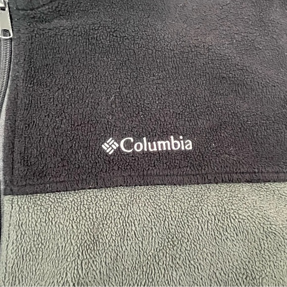 Columbia Full Zip Gray Fleece Jacket Men's XXL - Picture 3 of 8